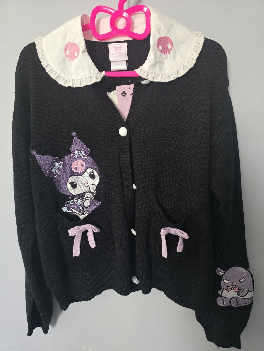 Kuromi Dressup Collar Cardigan